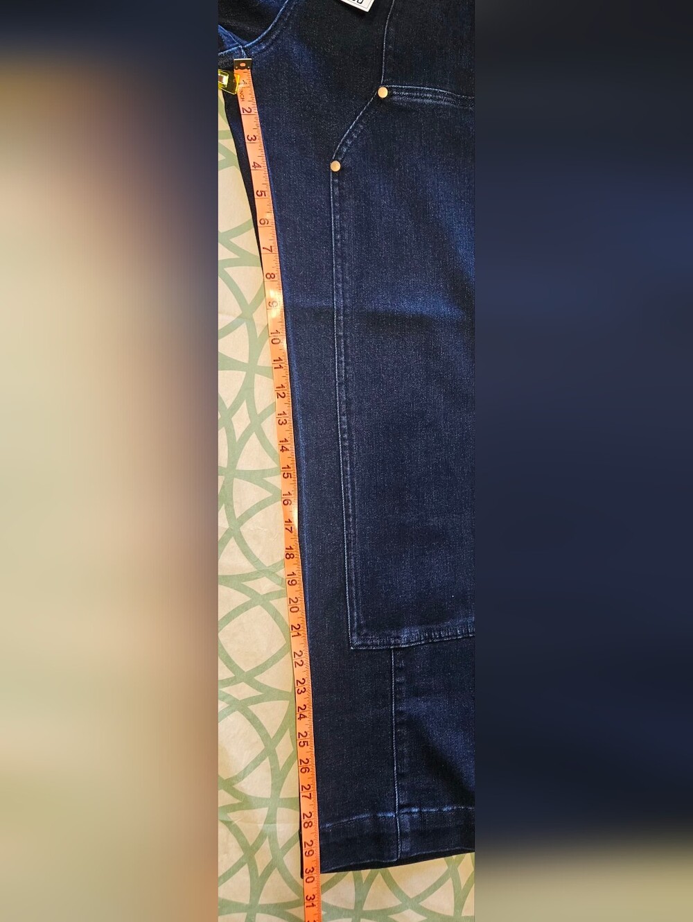 Judy Blue Horizon High-Rise Work Wear Utility Straight Leg Jeans Size 13/31 NWT - Picture 5 of 16